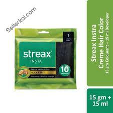 Streax Insta Natural Black Hair Color Cream